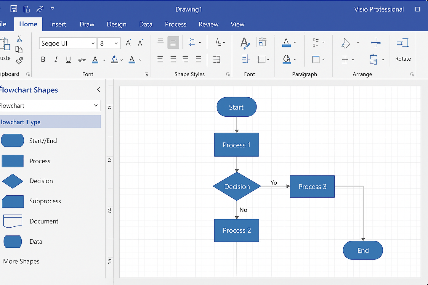 Visio 2024 Interface Screenshot