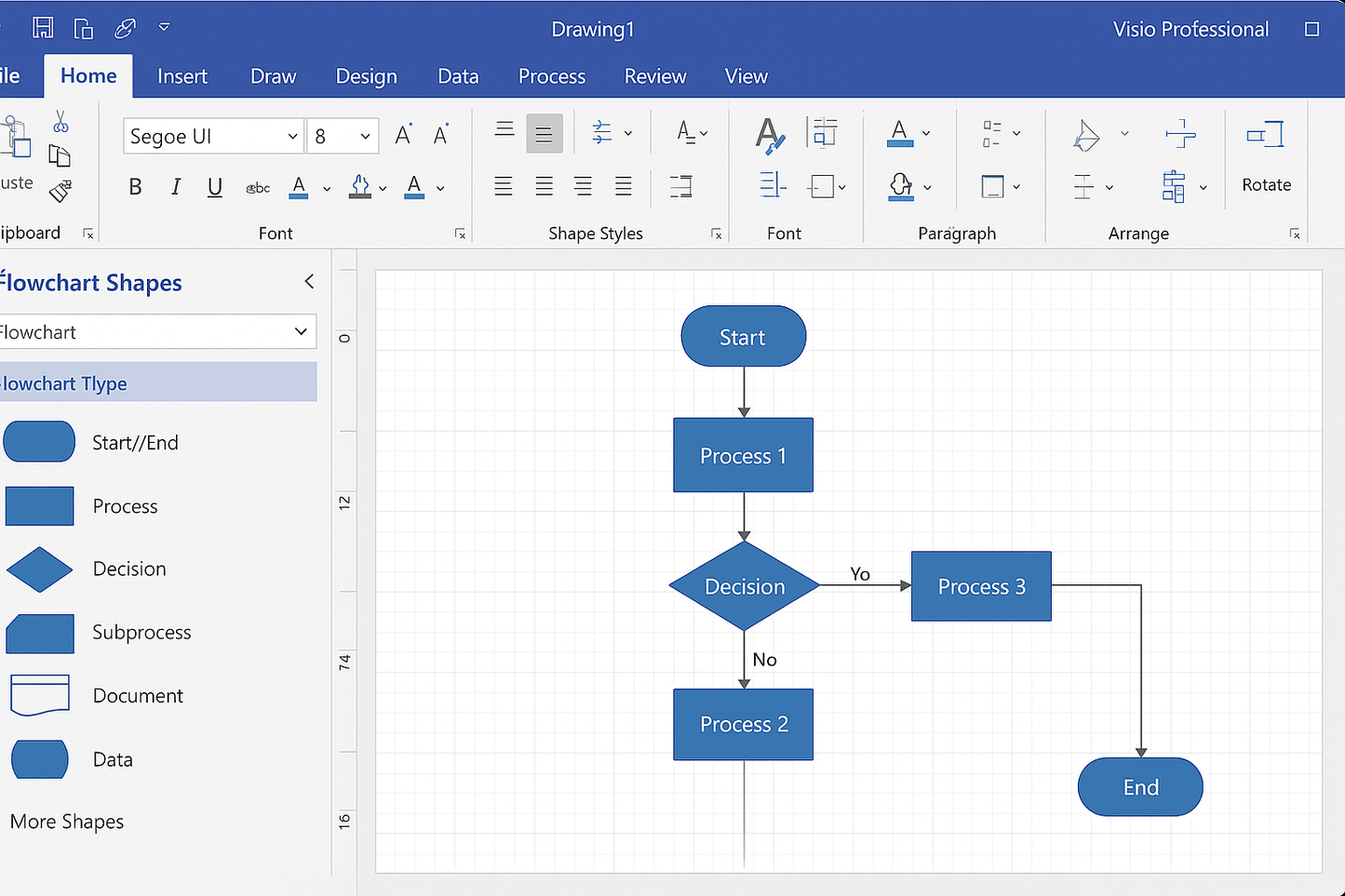 Visio 2024 Interface Screenshot