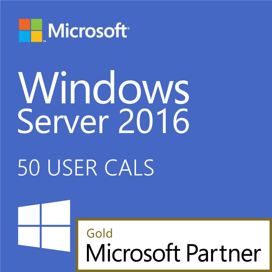 Microsoft Windows Server 2016 - 50 User CALs - Trustedtechteamg