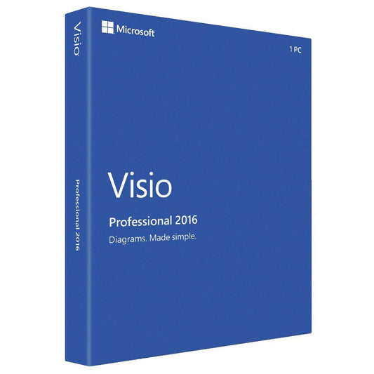 Microsoft Visio Professional 2016 - Instant License - Trustedtechteamg