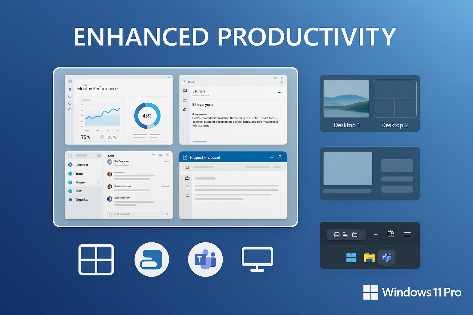Windows 11 Pro Productivity Features