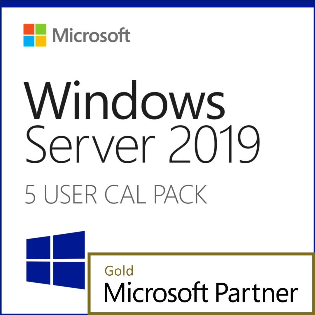 Microsoft Windows Server 2019 - 5 User Client Access License (CAL) - Trustedtechteamg