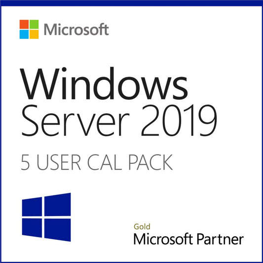 Microsoft Windows Server 2019 - 5 User Client Access License (CAL) - Trustedtechteamg